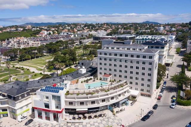 Hotel Vila Gale Estoril 4★ — elegantní exteriér hotelu v Lisabonu, Portugalsko
