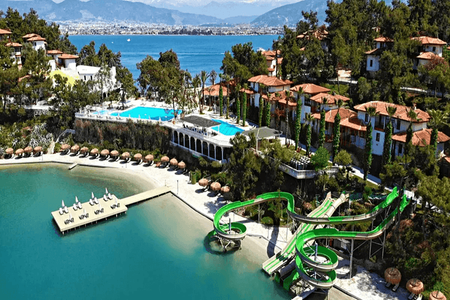 Hotel Club And Hotel Letoonia 5★ — venkovní bazén u moře, Fethiye, Turecko