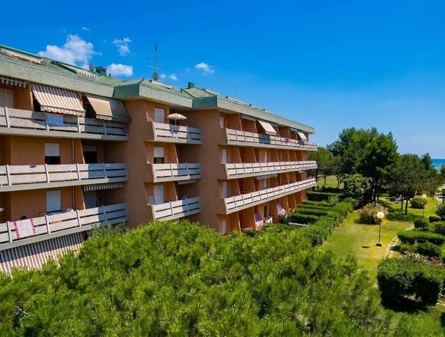 Apartmány Atollo 1★ – exteriér ubytování v Bibione, 257 m od pláže, Itálie